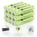 AAA 1.2v Ni-MH Rechargeable Batteries Triple A 600mAh 1.2V Low Self-Discharge Solar Battery for Outdoor Solar Lights Solar String Light (AAA 600mAh -12pack) AAA 600mAh 12Pack