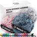 Loofah Sponge Exfoliating Bath Sponge for Shower for Women Men 3 Pack (Pink Blue Gray) Pink Blue Gray 3