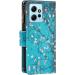 VQWQ Xiaomi Redmi Note 12 4G Case - Protective Leather Flip Cover with Zipper Compartment & Flower Design - Buy Online on GoSupps.com