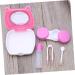 SOLUSTRE 2pcs Cute Lens Case Stylish Lens Storage Box for Safe Travel & Protection | International Shipping Available - Buy Online on GoSupps.com