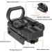 Feyachi RSL-18 Reflex Sight - Red & Green Dot Optics with Integrated Red Laser | Less Than 5mW Output - Buy Online on GoSupps.com