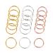 90 Pieces Braid Rings Hair Hoops Braid Hair Clip Accessories  3 Colors  2 Sizes