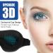 Soft Slow Rebound 3D Contoured Cup Sleep Eye Mask for Men Women - Adjustable Strap, Comfy Sleeping Eye Cover for Nap & Travel - Black - Buy Online on GoSupps.com