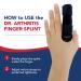 Doctor Developed Finger Splint and Handbook - Padded Finger Splints for Straightening Index, Middle, Ring & Pinky Fingers - Full Finger Guard - Pink (S/M) - Buy Online on GoSupps.com