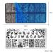 JERCLITY 6pcs Nail Stamping Plate Set - Summer Beach Butterfly Leaf Geometry Image Plates for Manicure Design - Stamping Kit Template - Buy Online on GoSupps.com