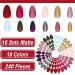 480 Piece 20 Sets Matte & Glitter False Nails: Medium Long Almond Press-On Nails for Women & Girls - Buy Online on GoSupps.com