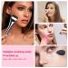 BS-MALL Foundation Makeup Brush Set | 3 Makeup Sponge Blenders | Silver & Pink | International Shipping - Buy Online on GoSupps.com