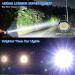 Cinlinso Rechargeable Flashlight | 150000 Lumens Super Bright LED | 7 Modes COB Work Light | IPX6 Waterproof | Handheld for Hunting, Camping, Emergencies - Black - Buy Online on GoSupps.com