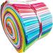 CJINZHI 28 PreCut 3.94-Inch Jelly Rolls - Solid Color Cotton Fabric Strips for Quilting | Sewing Pattern Collection for DIY Crafts - Buy Online on GoSupps.com