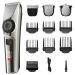 Hair Trimmer for Men Cordless Hair and Beard Trimmer with Adjustable Precision Dial Professional Hair Clippers for Barbers and Stylists 3-in-1 Waterproof Mens Grooming Kit