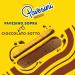  Italian Gourmet E.R. Pavesi Pavesini Croccante Classico Snacks Chocolate Coffee Double Crunchy Dark Chocolate Snack Light Snack 4 Pieces + Italian Gourmet Pulp 400 g - Buy Online on GoSupps.com