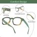 Women's Brown/Demi Reading Glasses Frame with UV Blue Light Filtering Magnifier (1.25-3.00) - Buy Online on GoSupps.com