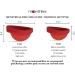 MOONTHLIES Reusable Menstrual Disc - Tampon, Pad, Cup Alternative - Red Combo Set (1 Large & 1 Small) - Buy Online on GoSupps.com
