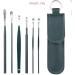 Stainless Steel Ear Cleaning Set - Portable 6-Piece Spiral Earpick Tool | Spring Design for Effective Ear Cleaning - Buy Online on GoSupps.com