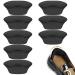 4Pairs New Heel Cushion Inserts Heel Grips Shoe Pads Comfort Thick Back Insoles Self-Adhesive Heel Cushion Anti-Slip Shoe Pads Sport Shoes Heel Blister Protectors for Women and Men(Black) 2 Pairs of Black
