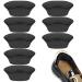 4Pairs New Heel Cushion Inserts Heel Grips Shoe Pads Comfort Thick Back Insoles Self-Adhesive Heel Cushion Anti-Slip Shoe Pads Sport Shoes Heel Blister Protectors for Women and Men(Black) 2 Pairs of Black