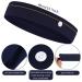 WILLBOND 16-Piece Button Style Elastic Headbands for Yoga, Sports, and Nurses - Non-Slip Sweatband with Ear Protection Holder - Multicolored - Men Women Friends - Buy Online on GoSupps.com