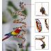 Aedcbaide Bird Parrots Toys 2 Pack Parakeet Parrot Swing Chewing Hanging Toys with Bell 59inch Bird Cotton Rope and 7Inch Diameter Bird Hanging Swing for Budgie Cockatiels Conures Finches - Buy Online on GoSupps.com