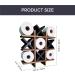 Tic Tac Toe Toilet Paper Holder - Natural with Black X's - Buy Online on GoSupps.com
