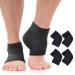 Moisturizing Socks for Men & Women | Cracked Heel Treatment with Aloe Vera | Moisturizer Heel Callus Remover | Aloe Socks for Cracked Heels & Dry Cracked Feet | Lotion Gel Socks (X-Large - Black) Black - 2 Pairs X-Large
