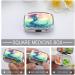 Mermaid Tail Pill Box - Stylish 2 Compartment Medicine Organizer | Portable Metal Pill Case for Pocket & Purse - Buy Online on GoSupps.com
