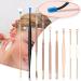 Stainless Steel Ear Wax Spring Tool Massage Set for Ear Cleaning - Buy Online on GoSupps.com