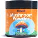 Mushroom Powder Supplement, 75 Servings 10 Mushrooms Superfood Blend for Coffee & Smoothies, 8 oz Mushrooms & Rhodiola Rosea with Lions Mane, Reishi, Chaga, Cordyceps for Energy, Memory, Immune