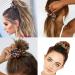 Luckycivia 10 Pcs Leopard Print Scrunchies Hair Bands - Stylish Hair Accessories for Women and Girls - Buy Online on GoSupps.com