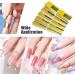 Hanyousheng Nail Forms 130 Pcs - Self-Adhesive Sticker for Acrylic & Gel Nail Extensions (Gold) - Buy Online on GoSupps.com