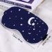 FOMIYES Adjustable Eye Mask with Cold/Hot Therapy - Soft Sleeping Mask for Travel & Puffy Eyes (Blue - Buy Online on GoSupps.com