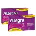 Allegra allergy tablets 2 x 50 pcs - antihistamine - active ingredient bilastin - fast and 24 hours effective in hay fever animal hair house -fashioned mold allergy urticaria 50 pieces (2 pack)