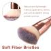 Double-Ended Foundation Makeup Brush - Angled & Round Top for Liquid Powder & Cream Blending | International Shipping Available - Buy Online on GoSupps.com
