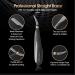 Professional Stainless Steel Straight Razor for Men | Black Barber Shaver for Home Salon Grooming - Buy Online on GoSupps.com