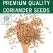Spices Village Whole Coriander Seeds (8 oz) - All Natural Indian Spice for Cooking, Pickling, BBQ - Kosher, Gluten Free, Non GMO - KETO Friendly - Buy Online on GoSupps.com