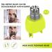 Nose Hair Replacement Heads Waterproof Dual Edge Blades Trimmer Trim Edge and Shave Interchangeable Attachments Pro Nose Hair Trimmer Shaver Gifts Easy Cleansing for Boyfriend Father - Buy Online on GoSupps.com