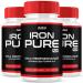 (3 Pack) Iron Pure Pro Capsules Ironpure Supplement For Men Ionpure Energy Pills Performance Booster Fast Acting Workout Fitness Stamina Endurance Lasting Drive Active Health Wellness Vitamins (180ct)
