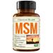MSM 2000mg - Joint Support Supplement for Cartilage & Joint Health. Antioxidant Properties. Aids Inflammatory Response. Occasional Discomfort Relief - Back Knees Hands. Non-GMO. Vegan. 50 Day Supply