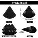 6 Pcs Black Sponge Loose Powder Puff Foundation Concealer Face Makeup Make Up Triangle Sponges Velour Beauty Setting Artist Grip Liner Body Skin Brighten Brow Lift Cosmetic Tools - Buy Online on GoSupps.com