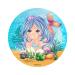Dekora - Small Mermaid Sugar Free Edible Paper Cake Topper - 20cm Multicoloured 145099