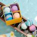 Large Bath Bombs Gift Set with Essential Oils - 8 Handmade Organic XXL Bombs for Women - 4.6oz - Yellow - Buy Online on GoSupps.com