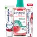 Parodontax Complete Protection toothbrush 1 pc. Complete Protection toothpaste with fluoride 1x75ml & parodontax mouthwash fresh mint 300ml 3-part set toothbrush toothpaste and oral flushing