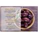 Buy Lamda Estate Kalamata Olives 1 KG - Natural Stone-Ripened Jumbo Greek Black Olives Pickled in Brine - International Shipping Available - Buy Online on GoSupps.com