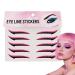 Autocollants Eyeliner Pour Femmes D calque Fard Paupi res Femme | 10 Pi ces Autocollants Maquillage Yeux R sistants l'Eau Bandes Longue Tenue pour Femmes Rose