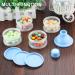 Bambebe 4-Layer Portable Milk Powder Dispenser & Snack Storage for Travel - Baby Formula Milk Powder Pots Container - Buy Online on GoSupps.com