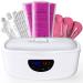 Machine cire de paraffine pour les mains et les pieds chauffe-cire avec mode automatique pour spa domicile adapt aux d butants kit tout-en-un pour bain de paraffine blanc