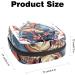 Portable Period Kit Bag | Fish Multicoloured 08 | Feminine Product Pouch for Girls - Buy Online on GoSupps.com