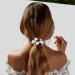 KKNEKKI Hair Scrunchie Beads - Elastic Headband with Faux Pearls and Crystals for Girls - 3 Colours: Black Brown Beige - Buy Online on GoSupps.com