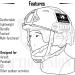 ACTIONUNION Airsoft Fast Helmet Pro Set - PJ Type Tactical Paintball Helmet in Tan - Buy Online on GoSupps.com