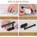 LAYUKI Self Adhesive Toilet Paper Holder - Durable Stainless Steel Matte Black | No Drilling Needed | Ideal for Bathroom/Washroom/Kitchen - 1 Piece - Buy Online on GoSupps.com
