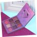 Mipcase Makeup Plattete 9 Glitter Eye Shadow Shimmer Eyeshadow Makeup Palette Eyeshadow Palette Bright Light Sequins Micowave 1 count (Pack of 1) Purple - Buy Online on GoSupps.com